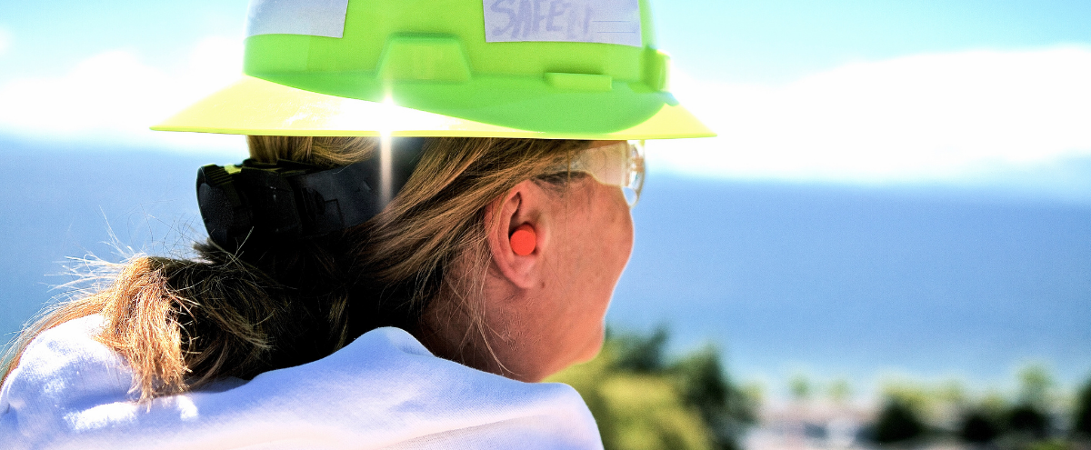Women with a Hard Hat