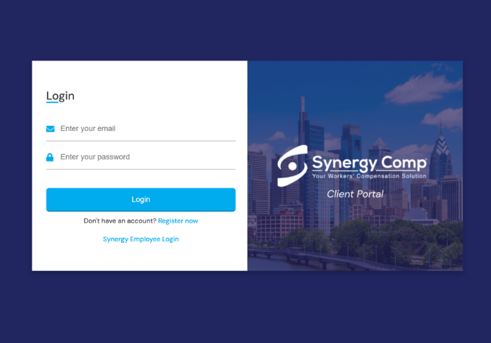 Login dashboard - Synergy Insurance